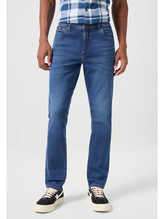 Wrangler Wrangler Jeansy TEXAS SLIM Niebieski Slim Fit