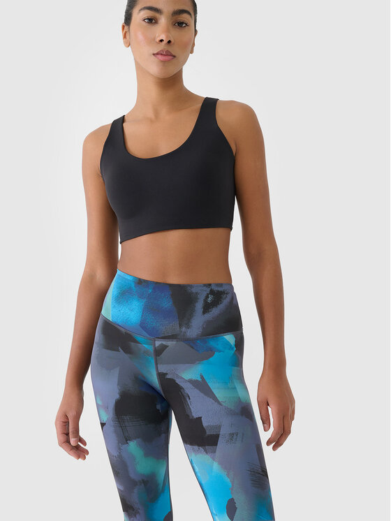 4F 4F Legginsy MULTI ACTIVE Kolorowy Slim Fit