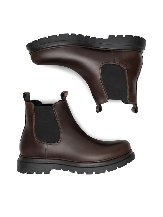 Badura Badura Klassische Stiefeletten CHARLIE-01 MI08 Braun