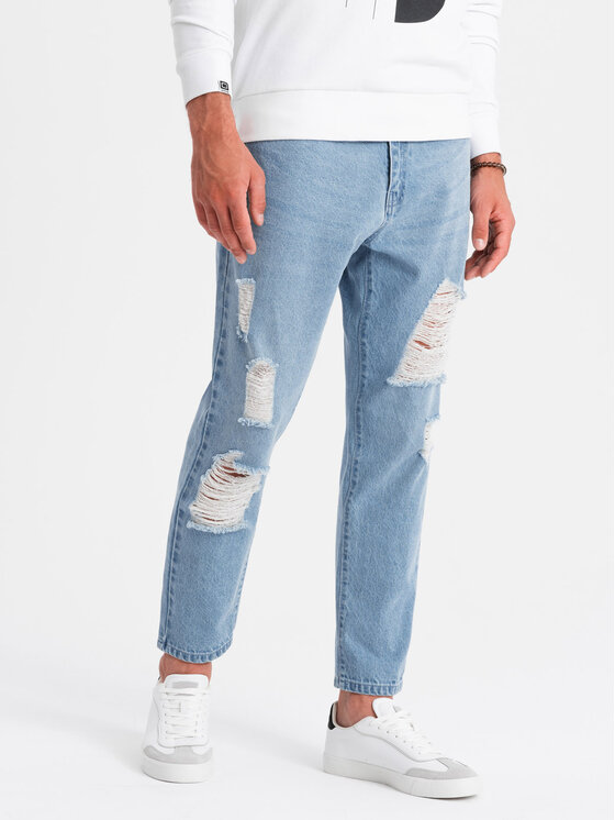 Jeansy, rozmiar XXL, Niebieskie, OM-PADP-0175