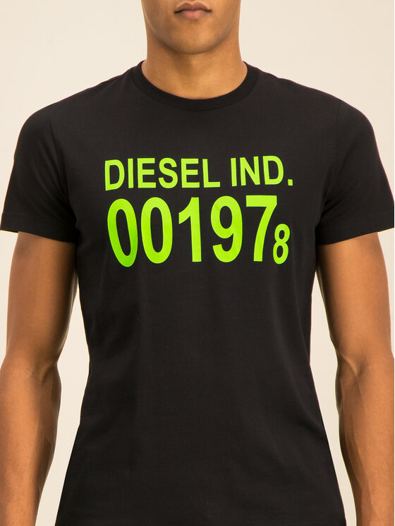 Diesel Diesel Tričko Diego 00SASA 0AAXJ Čierna Regular Fit