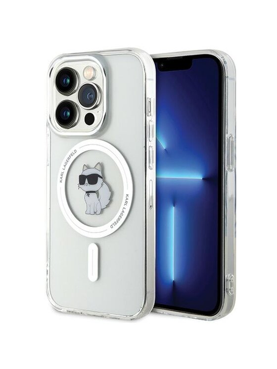 Etui na telefon KARL LAGERFELD, Bezbarwny, Apple iPhone 14 Pro