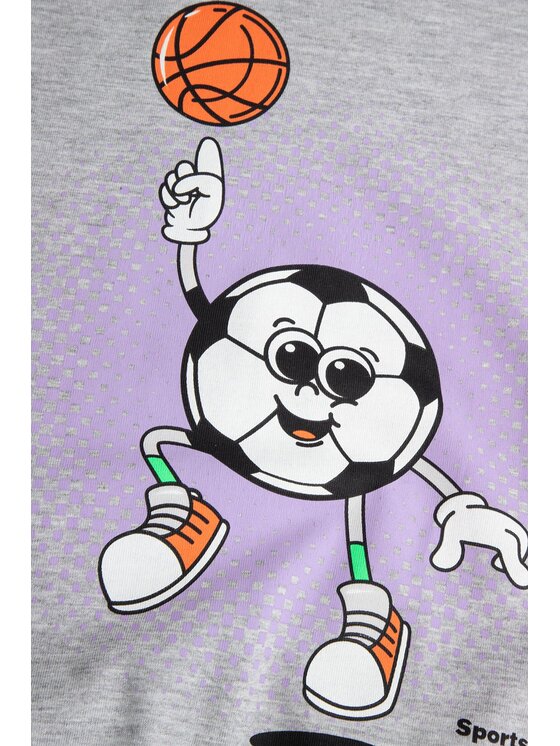 Coccodrillo Coccodrillo T-Shirt ZC6143103SBK-019 Šedá Regular Fit