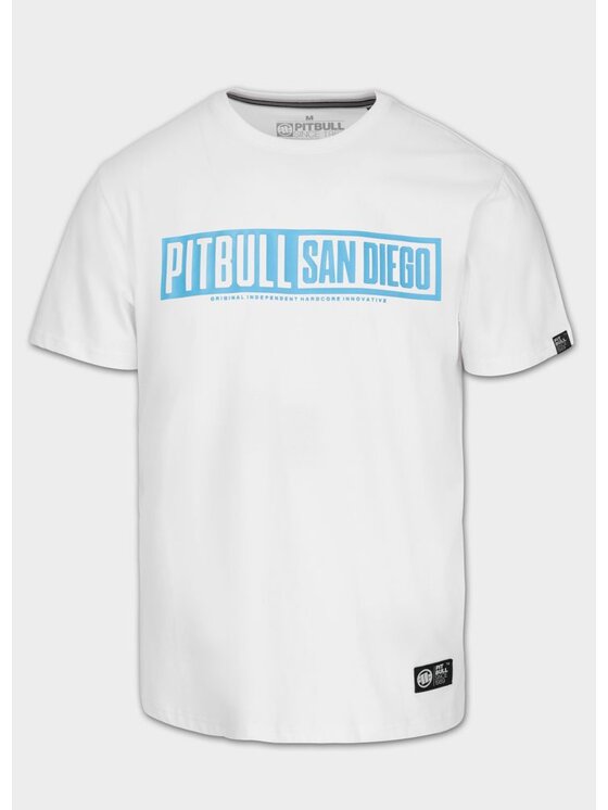 PITBULL PITBULL T-Shirt EIGHTY NINE DOG Biały Regular Fit