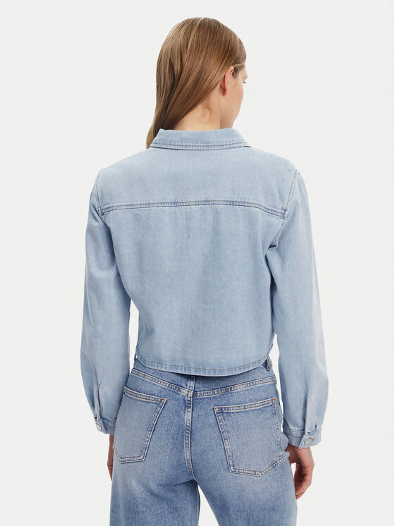 JDY JDY Geacă de blugi Marly 15338847 Albastru celest Oversize