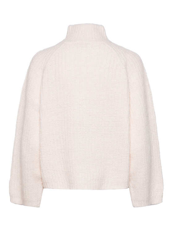 Pieces Pieces Dolčevita 17128212 Écru Regular Fit