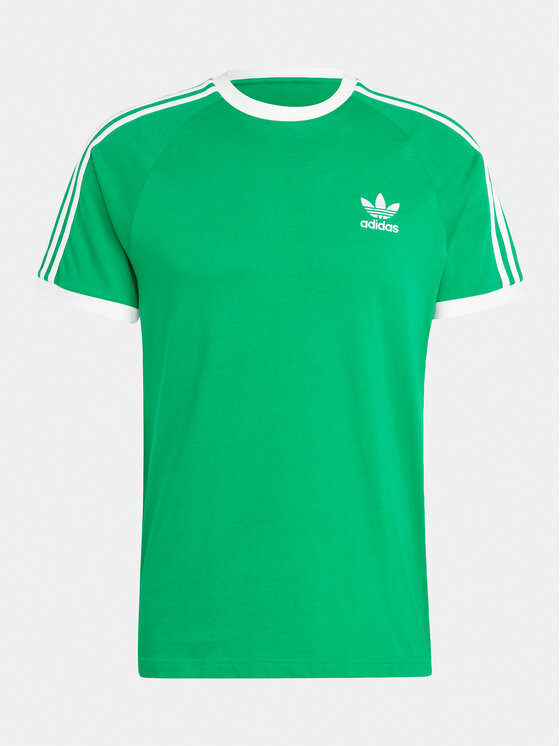 adidas adidas Тишърт adicolor Classics 3-Stripes IM0410 Зелен Slim Fit