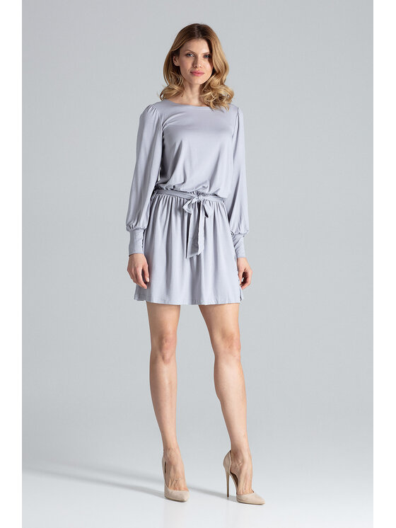 FIGL FIGL Šaty M576 Sivá Regular Fit