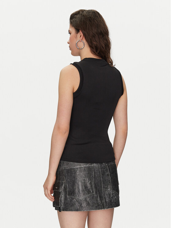 HUGO HUGO Топ Delanive 50534050 Чорний Slim Fit