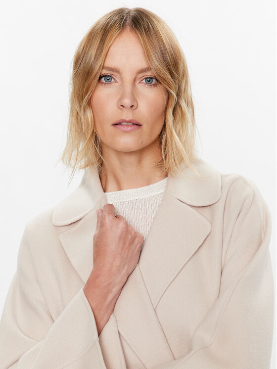 Weekend Max Mara Weekend Max Mara Вовняне пальто Selz 2350110337 Бежевий Regular Fit