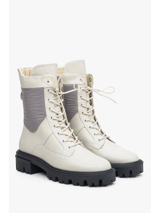 Estro Estro Μποτάκια ER00113502 Μπεζ