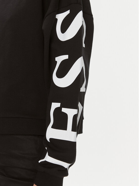 Guess Guess Суитшърт Giulia V4RQ18 KC5O0 Черен Regular Fit