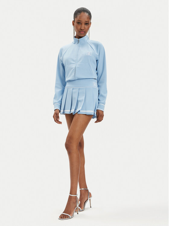 Juicy Couture Juicy Couture Plisovaná sukně Aluna JCSGS223416 Světle modrá Regular Fit