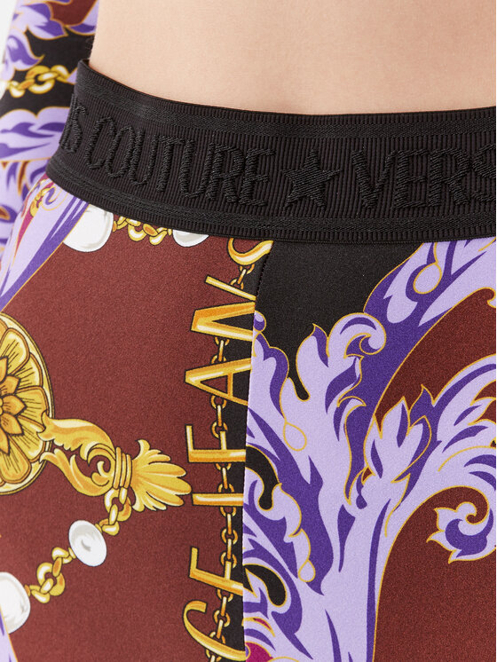 Versace Jeans Couture Versace Jeans Couture Legíny 75HAC101 Fialová Slim Fit