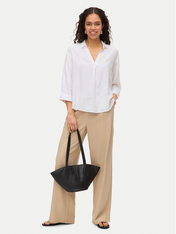 Vero Moda Vero Moda Majica Linn 10310759 Bijela Loose Fit