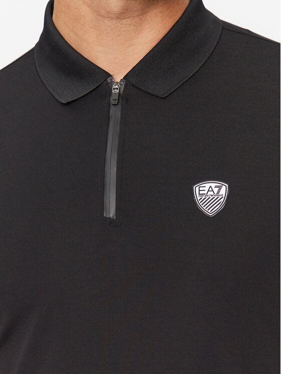 EA7 Emporio Armani EA7 Emporio Armani Polo 8NPF13 PJRGZ 1200 Crna Regular Fit