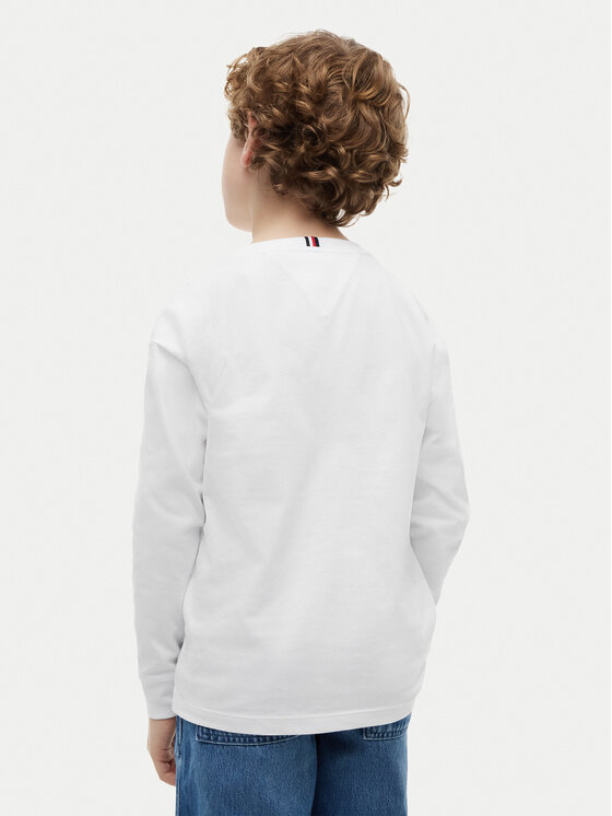 Tommy Hilfiger Tommy Hilfiger Bluza Essential KB0KB09846 Bela Regular Fit