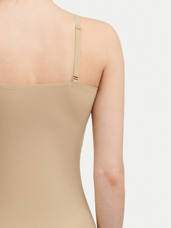 Chantelle Chantelle Marškinėliai Soft Stretch C10620 Smėlio Slim Fit