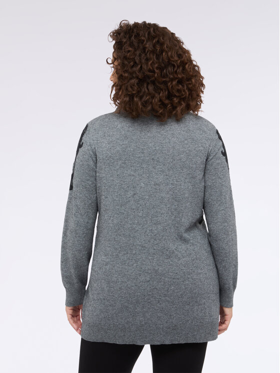 Fiorella Rubino Fiorella Rubino Maglione M697L008078N013 Grigio Regular Fit