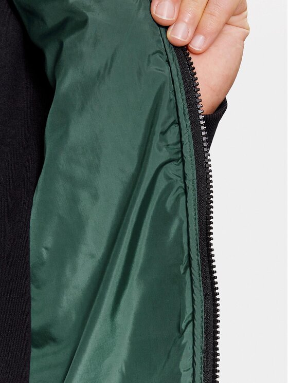 4F 4F Kamizelka 4FAW23TVESM062 Zielony Regular Fit