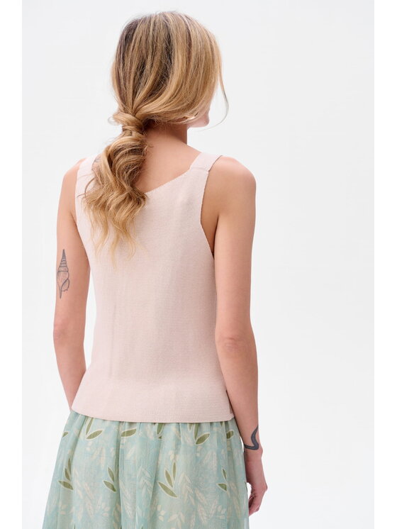 blue shadow blue shadow Top Taylor Beżowy Regular Fit