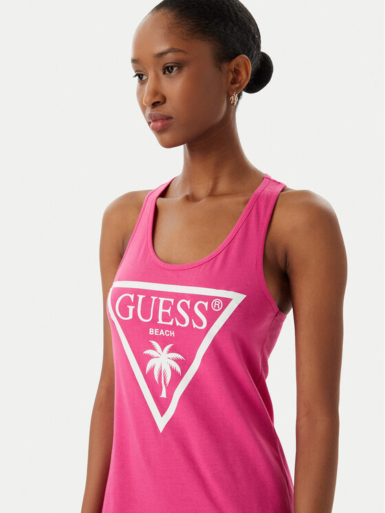 Guess Guess Strandkleid E3GP03 JA914 Rosa Regular Fit