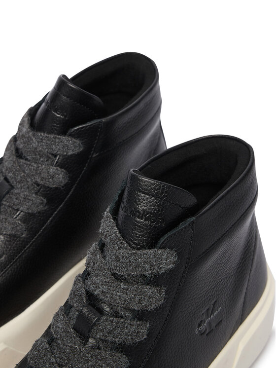 Calvin Klein Calvin Klein Αθλητικά Flatform Mid Laceup Lth Wl HW0HW03230 Μαύρο