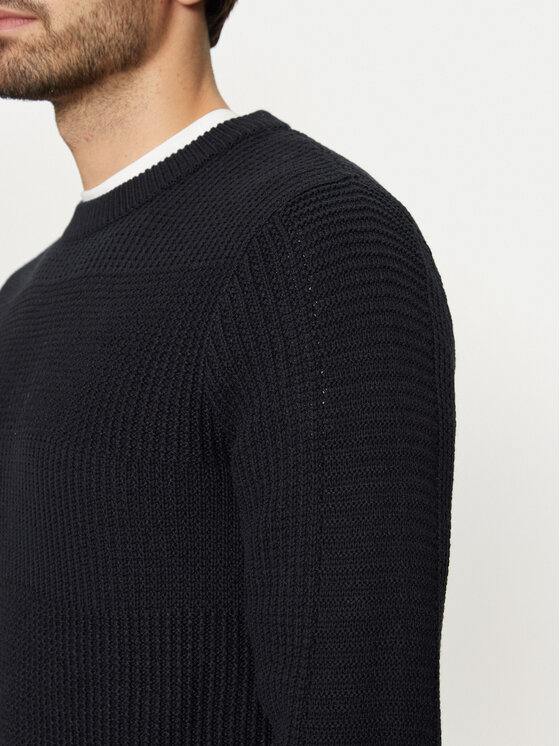 Jack&Jones Jack&Jones Sweater Hugo 12258607 Sötétkék Regular Fit