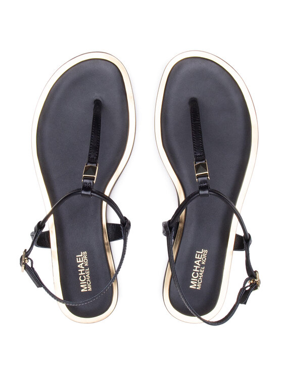 MICHAEL Michael Kors Sandale Fanning Thong 40S1FAFA4L Crna