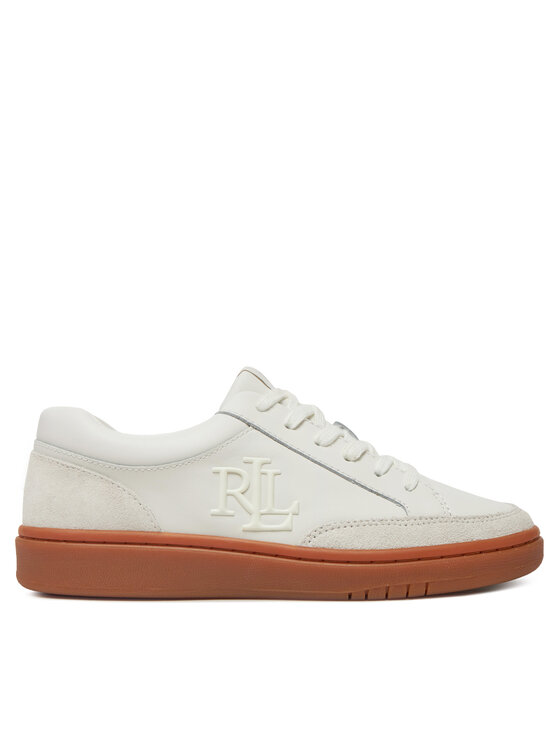 LAUREN RALPH LAUREN Damskie Sneakersy, rozmiar 35.5, Białe, Hailey VI 802959240001