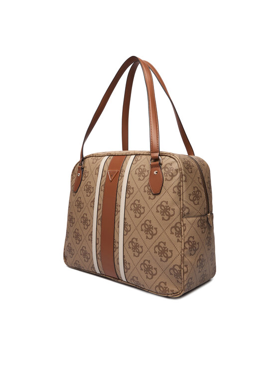 Guess Guess Τσάντα Σαββατοκύριακου Erenia Travel TWSO78 38916 Μπεζ