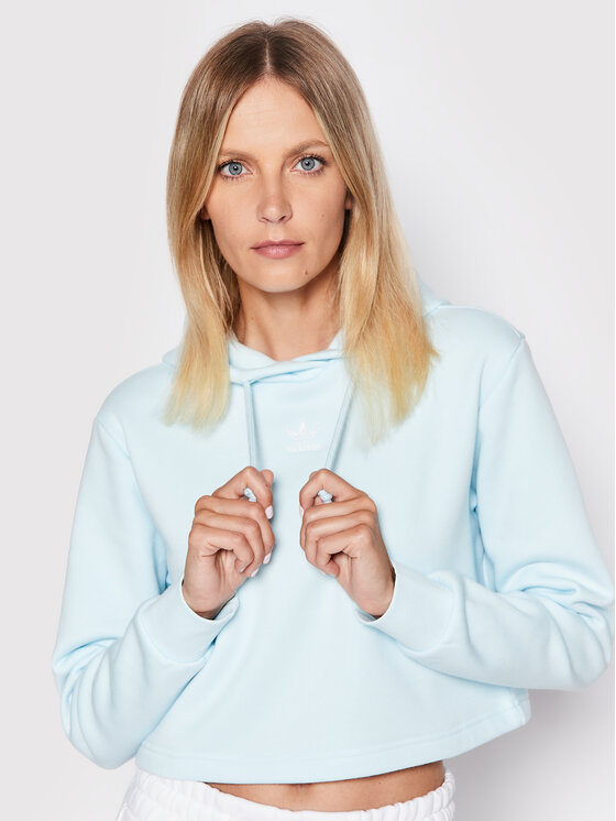 Felpa adicolor Essentials HJ7847 Blu Regular Fit