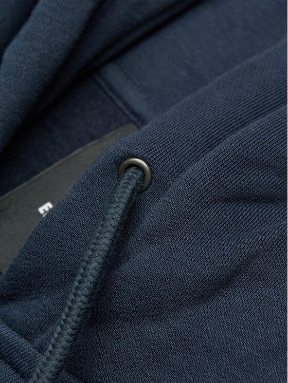 Element Element Džemperis ar kapuci Icon Embroidery ELYFT00199 Zils Regular Fit