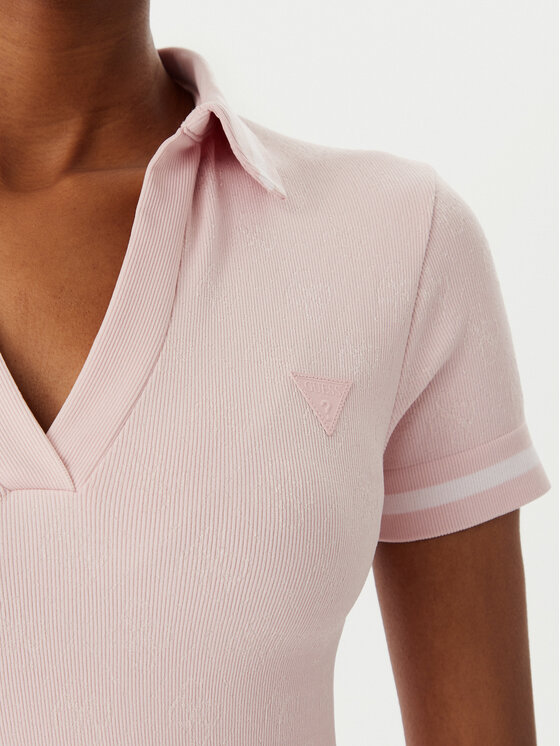 Guess Guess Kleid für den Alltag V6RK02 Z4692 Rosa Regular Fit