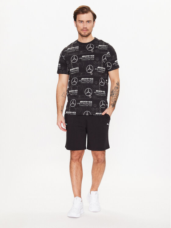 Puma Puma T-Shirt Mercedes-Amg Petronas Motorsport 538480 Schwarz Regular Fit