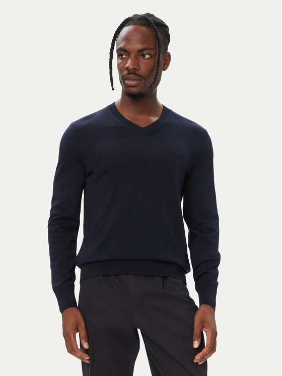 BOSS BOSS Sweter H-Melba-L 50571907 Granatowy Regular Fit