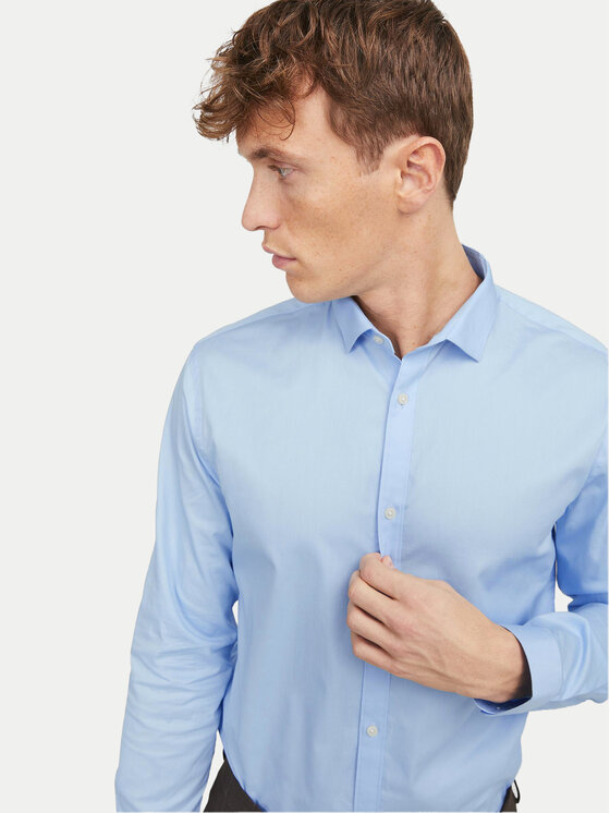 Jack&Jones Jack&Jones Košeľa 12201905 Modrá Slim Fit