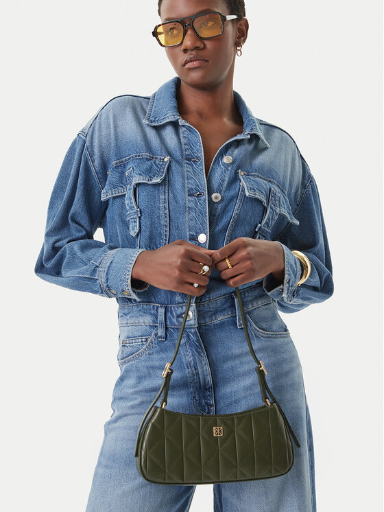 Calvin Klein Calvin Klein Rankinė Quilted Small Shoulder Bag LV04F3327G Žalia