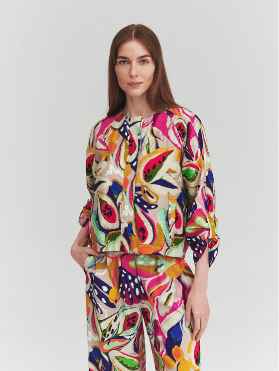 TATUUM TATUUM Kurtka bomber ZAFE 1 Beżowy Loose Fit