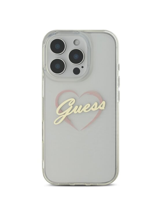 Guess Guess Etui na telefon Apple iPhone 16 Pro Max Przezroczysty