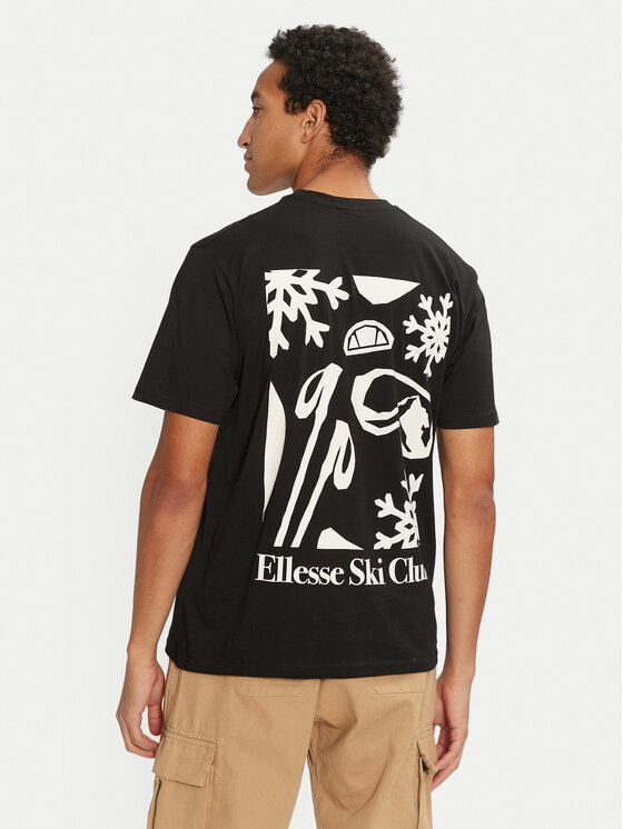 Ellesse Ellesse T-Shirt Skisetta Tee SHX20961 Czarny Regular Fit