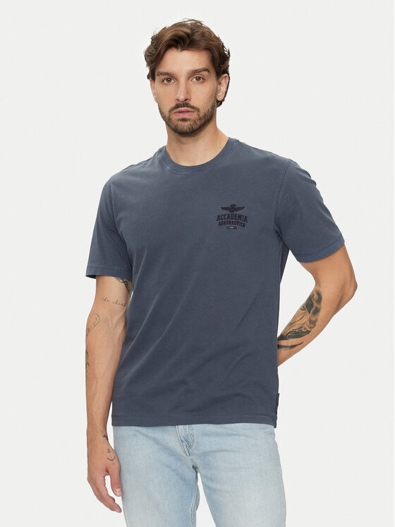 Aeronautica Militare Aeronautica Militare Majica 242TS2302J652 Mornarsko modra Regular Fit