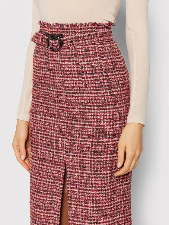 PINKO Pinko Midi szoknya Gondar 1G16V0 8571 Rózsaszín Regular Fit