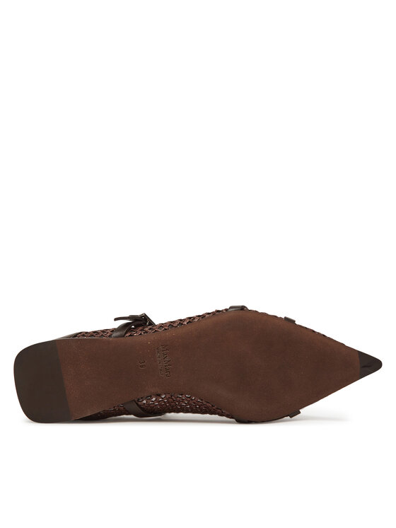 Max Mara Max Mara Nizki čevlji 2514521332600 Rjava