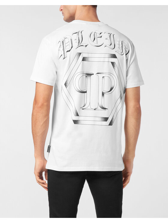PHILIPP PLEIN PHILIPP PLEIN T-Shirt 24619 Biały Regular Fit