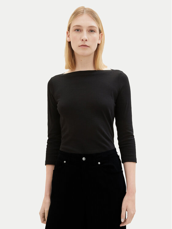 Tom Tailor Tom Tailor Блуза 1038028 Черен Regular Fit