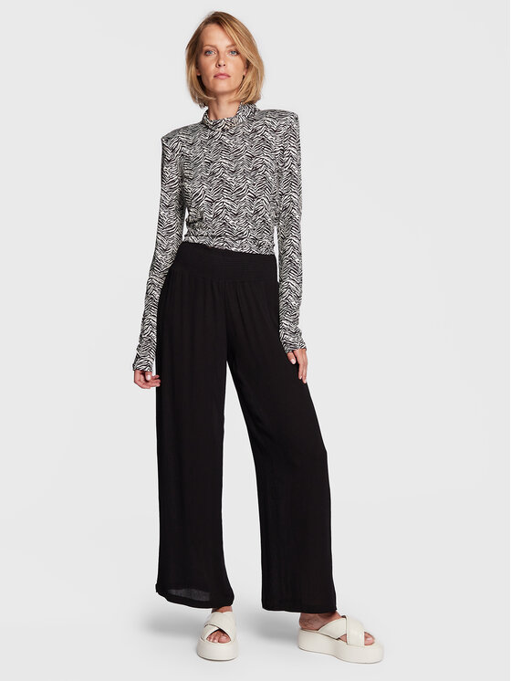 LAUREN RALPH LAUREN Lauren Ralph Lauren Παντελόνι υφασμάτινο 20151090 Μαύρο Regular Fit