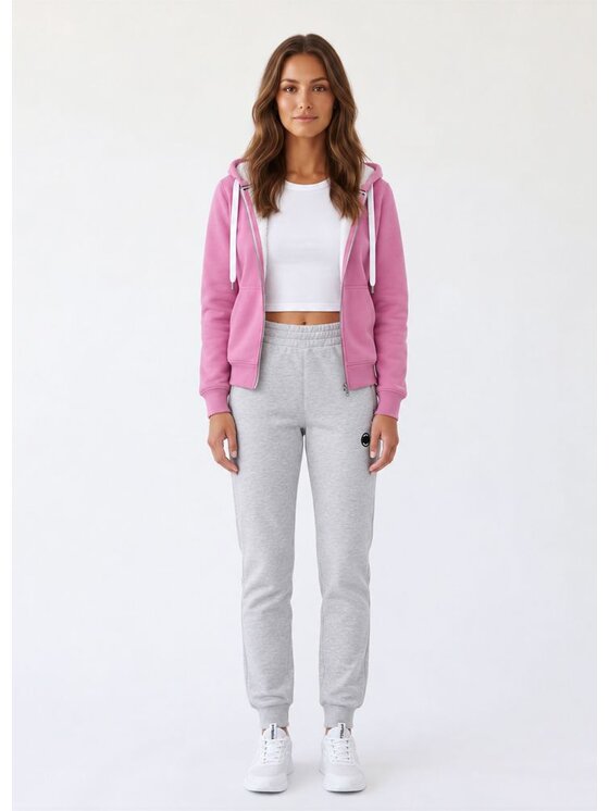 PITBULL PITBULL Bluza RUFFINA DETROIT Różowy Regular Fit