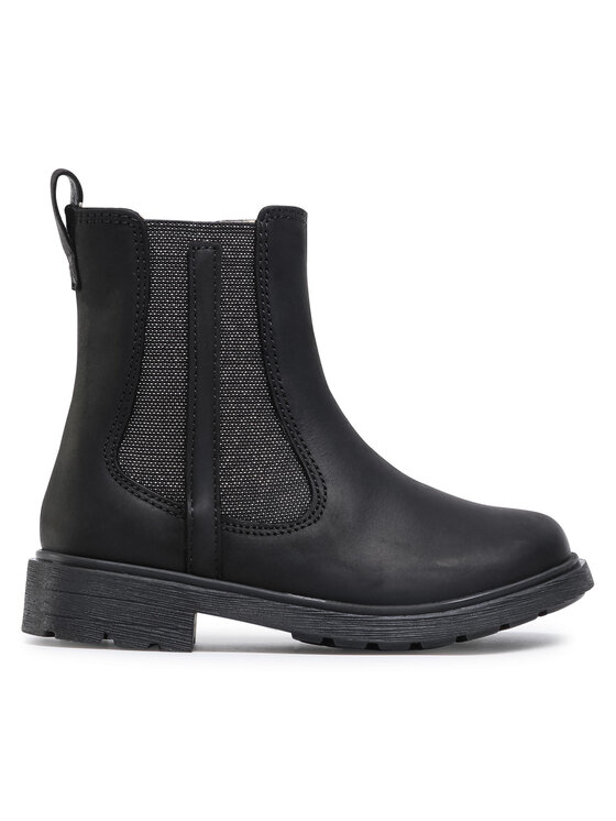 Clarks Clarks Polokozačky Astrol Orin T 261541066 Černá