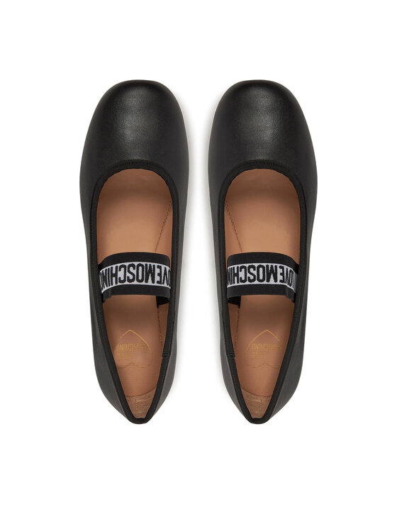 LOVE MOSCHINO LOVE MOSCHINO Baleriny JA11071G0MIE0000 Czarny